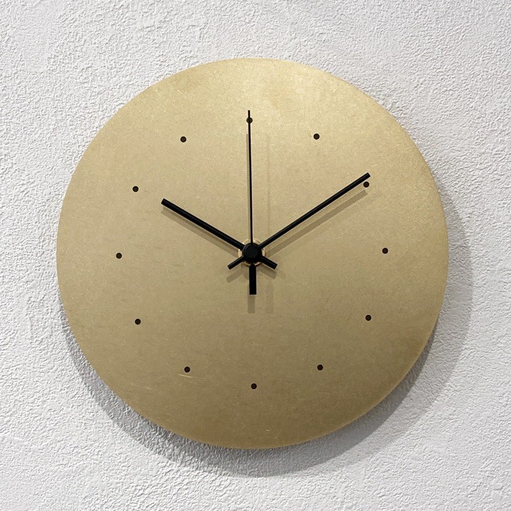 Brass Round Wall Clock