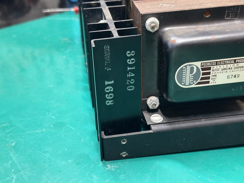 Altec 351B mono amplifier Working - Repaired
