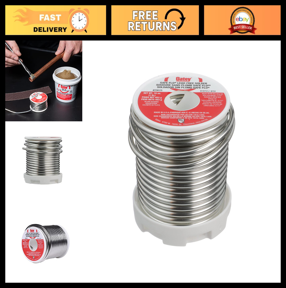 1 Lb Bulk Wire Solder - Solid Silver Gray, High-Quality for Electronics & DIY Pr