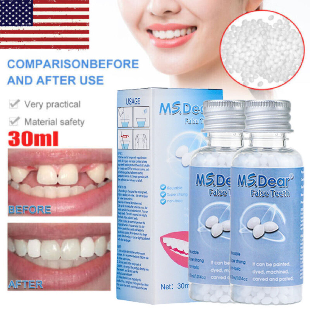 Temporary Missing Tooth Repair Kit Teeth Gaps False Teeth Glue Denture Adhesive