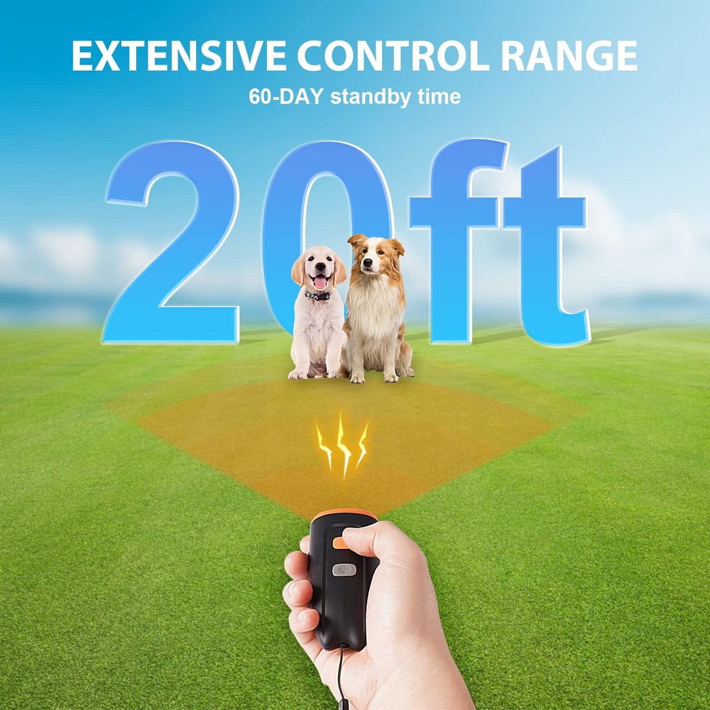 Ultrasonic Anti Barking Device Dog Bark Detterent Device with Flashlight
