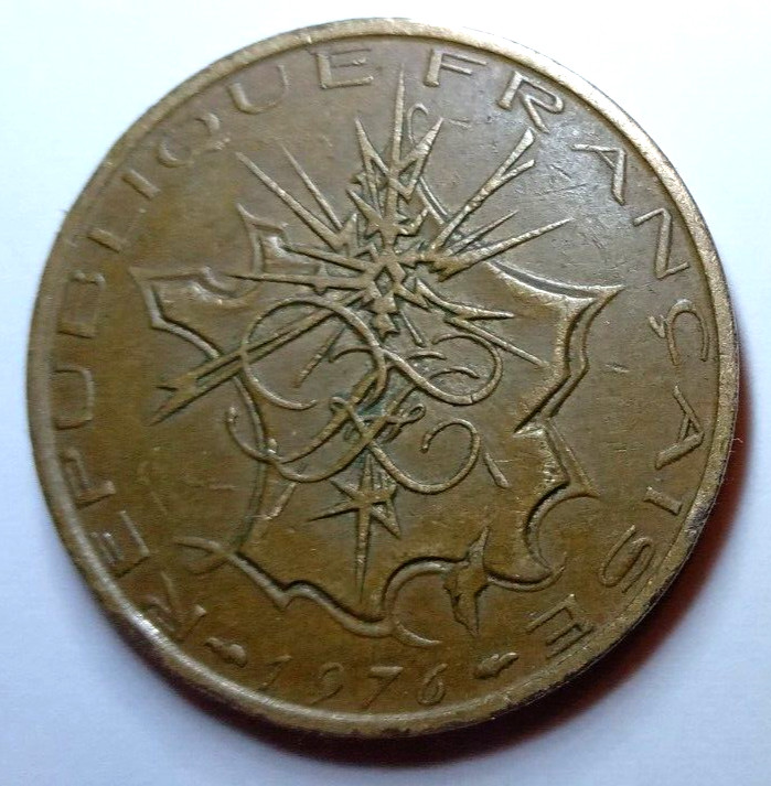 France 10 Francs Coin 1976