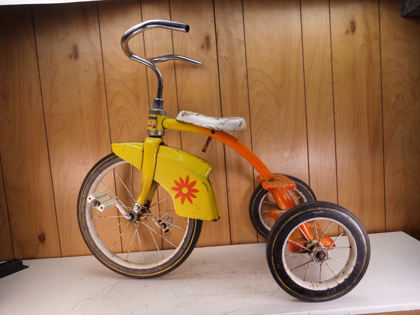 Vintage 1960s Murray Flower Power Hippie Tricycle Excellent Ridable Condition