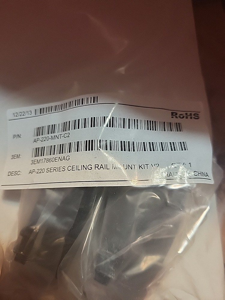 Aruba 220 AP-220-MNT-C2 Ceiling Rail Mount Kit