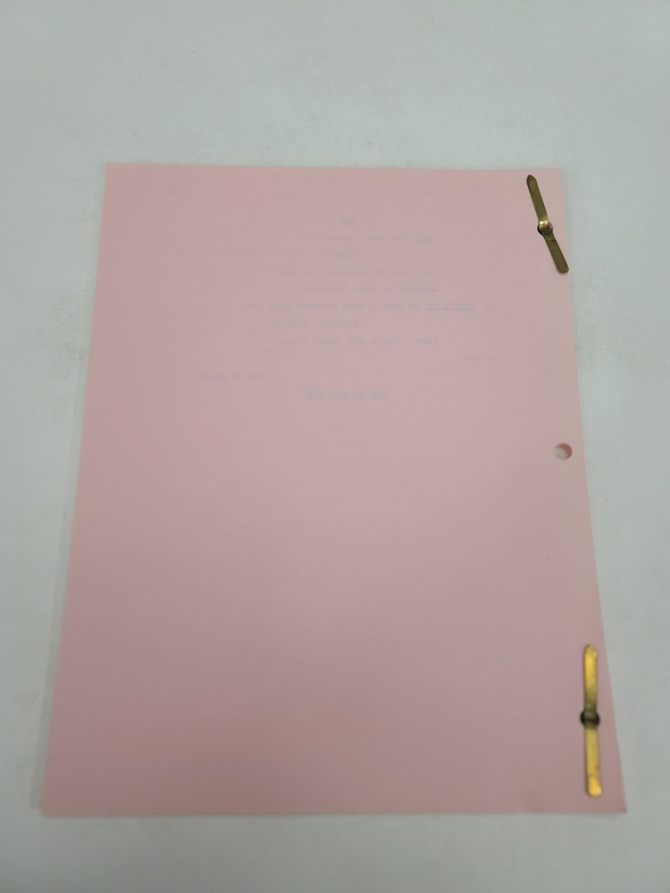 CHEERS / Cheri Eichen 1991 TV Script, Robert Machray "Cheers Has Chili"