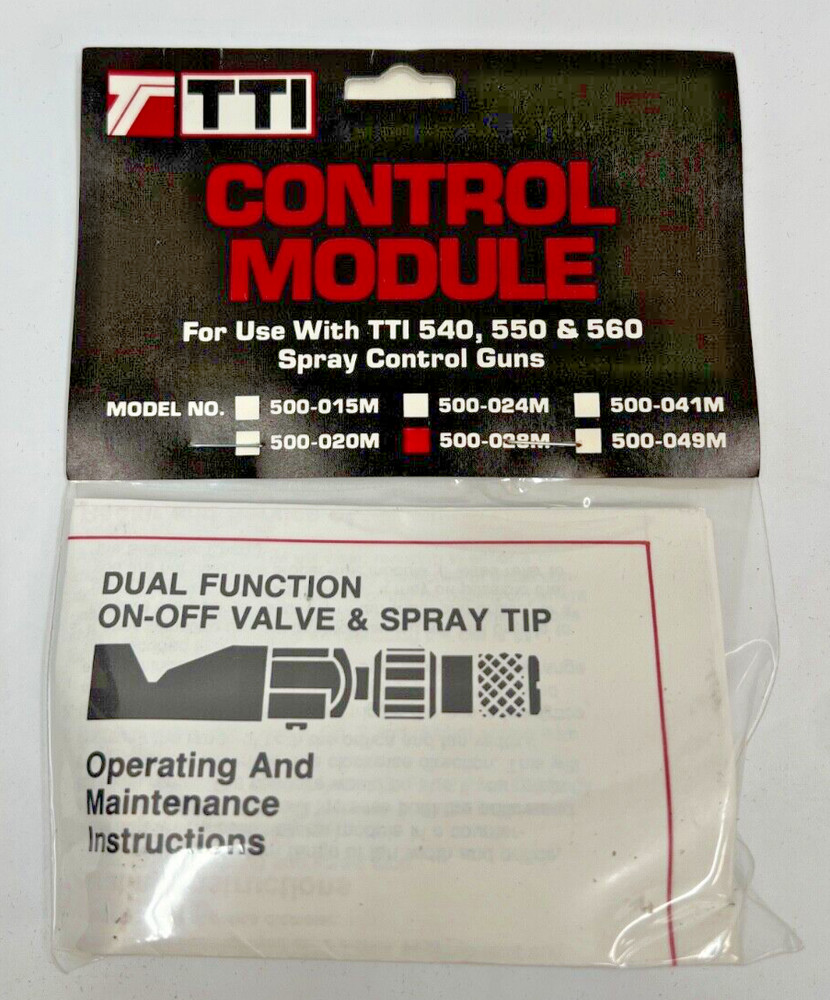 TTI Titan Tool Inc. Control Module 500-028M