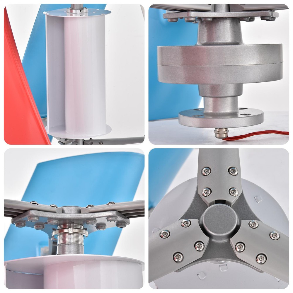 3000W 24V Vertical Axis Power Boost Wind Turbine Generator w/ Controller US--