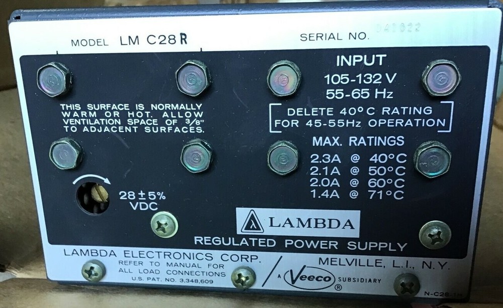 Lambda Power Supply LM C28