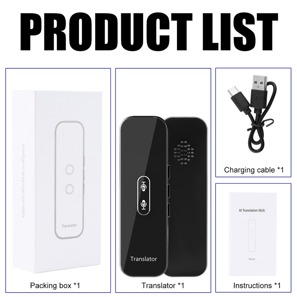 Language Translator Device 137+ Languages Supported Instant Offline Translation