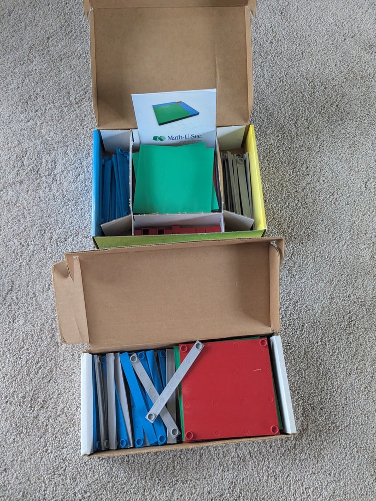Math U See Algebra And Decimal Insert Kit Manipulatives