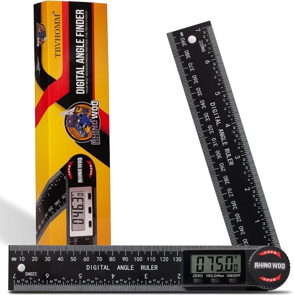 7 Inch Digital Angle Finder Protractor – Essential Tool for Woodworking & DIY