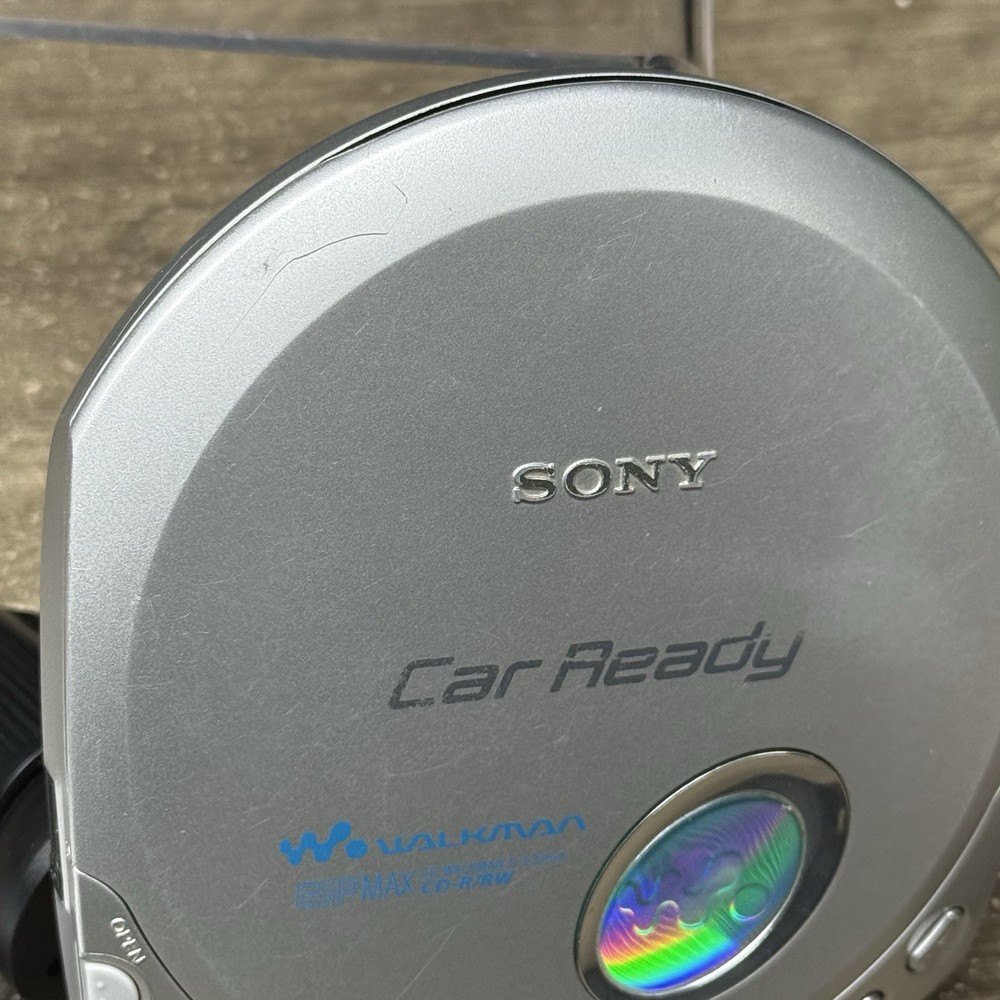 Sony Walkman D-E356CK Car Ready Portable CD Player ESP Max Silver