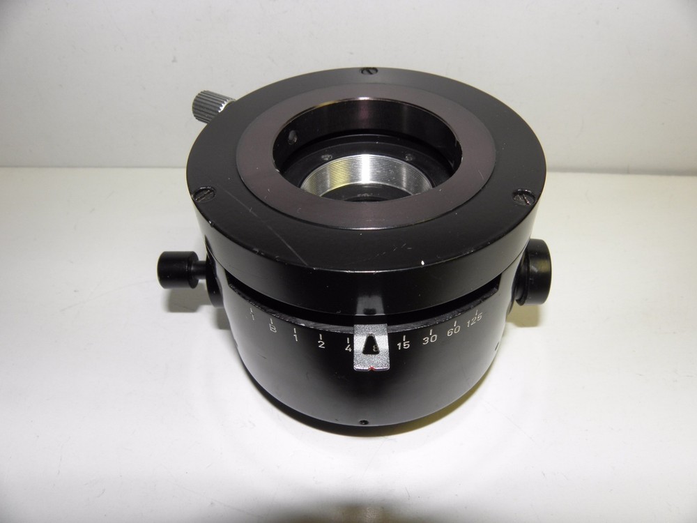 Leitz Wetzlar Leaf Shutter Microscope Camera Attachment Timed Release