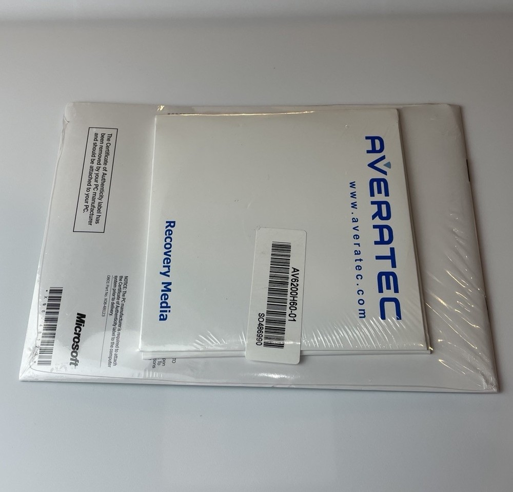 Microsoft Windows XP Home Edition Version 2002 PC NEW & SEALED Averatec