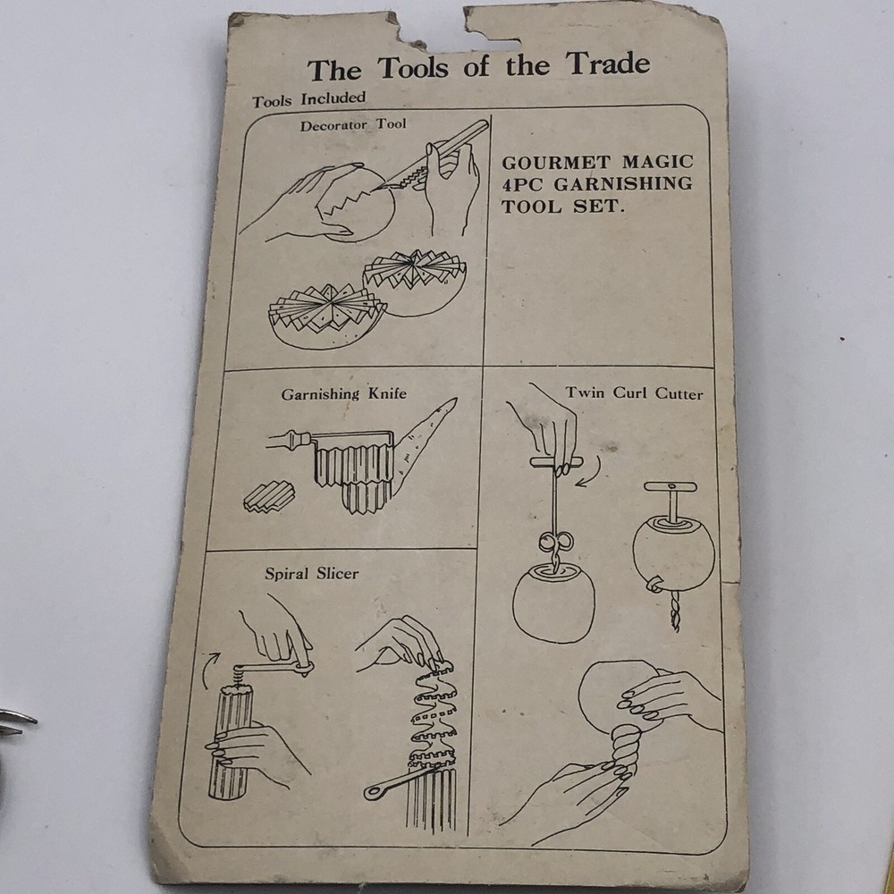 Kitchen Tool Garnishing Seafood and Nutcracker Sets