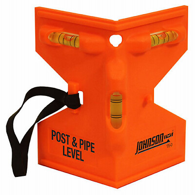 Johnson 175-O Contractor Post Level, GloOrange - Quantity 5