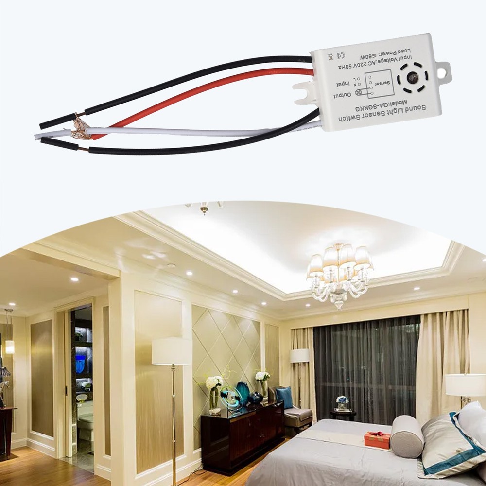 Range High Sensitivity Automatic Voice Control Sensor Switch