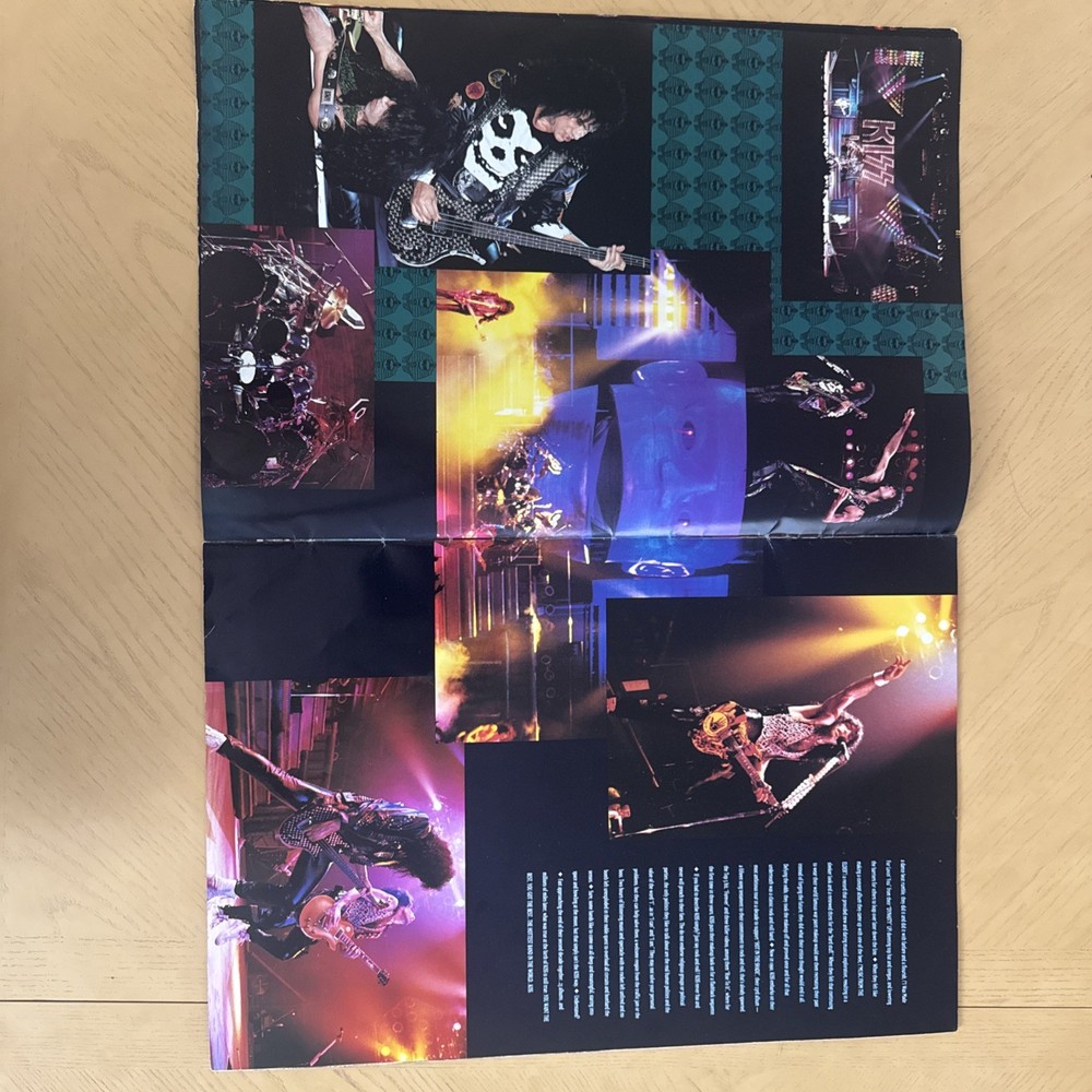 Kiss 1990-91 'Hot in the Shade' Tour Oversized Concert Program Book