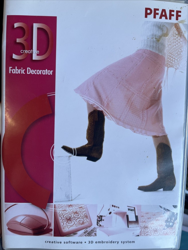 Pfaff 3D Creative Fabric Decorator - 3D Embroidery System - Sealed New