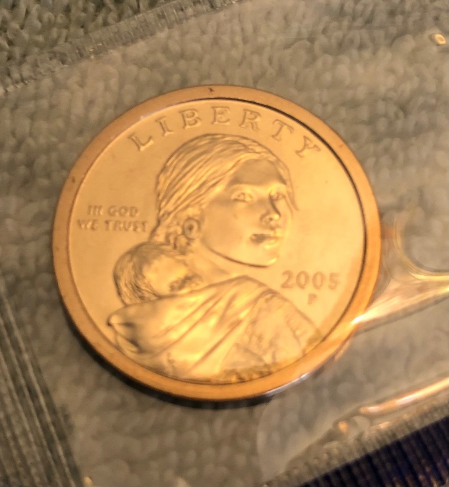 2005 P uncirculated Sacawagea Dollar