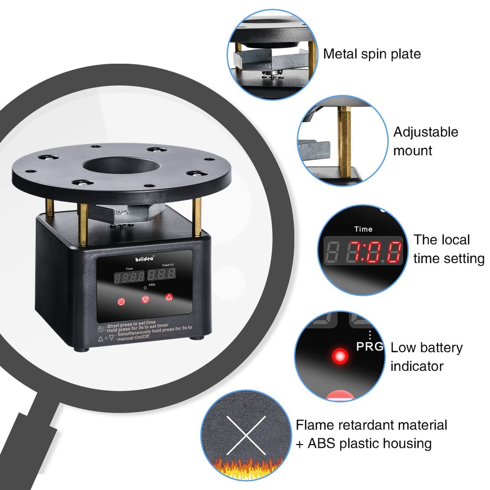 Automatic Chicken Feeder Timer, Briidea Poultry Feeder Motor and Timer Kit, M...