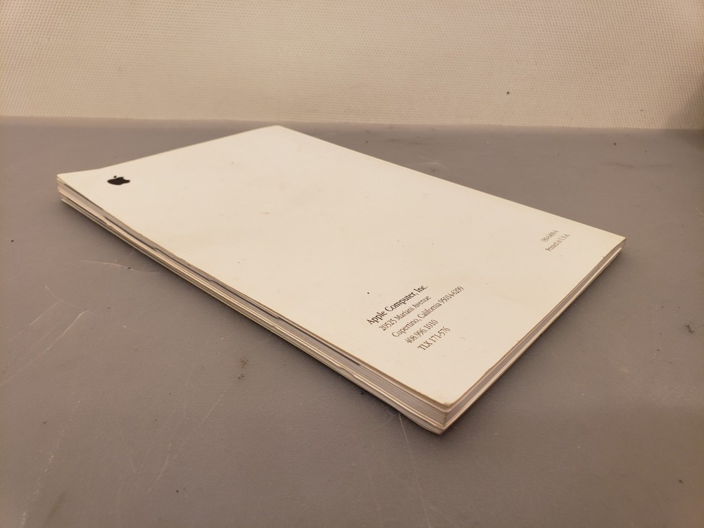 Vintage Apple Personal Diagnostics User's Guide Manual Booklet