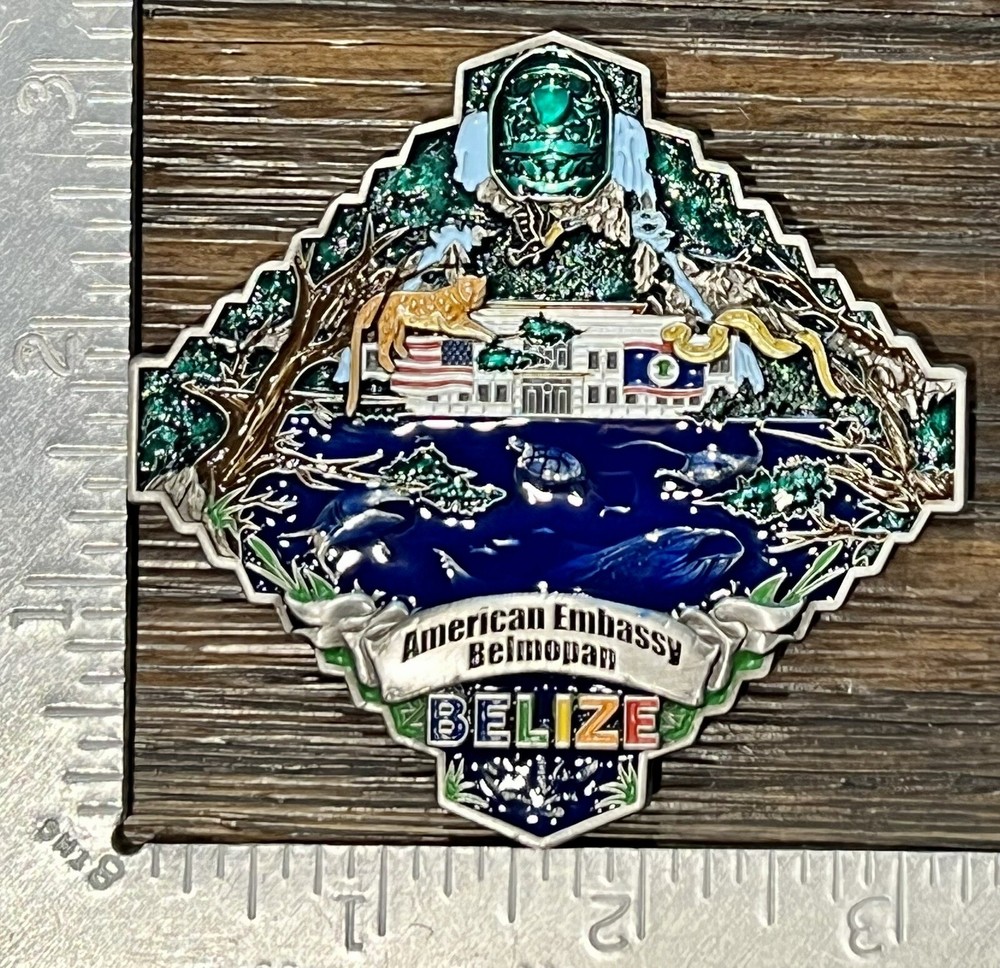 USMC MSG Marine Security Guard Detachment Belmopan, Belize Challenge Coin