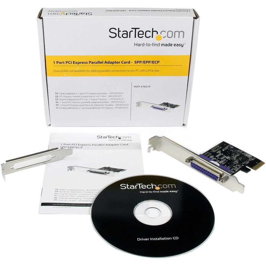 StarTech 1-Port Parallel PCIe Card (pex1p2)