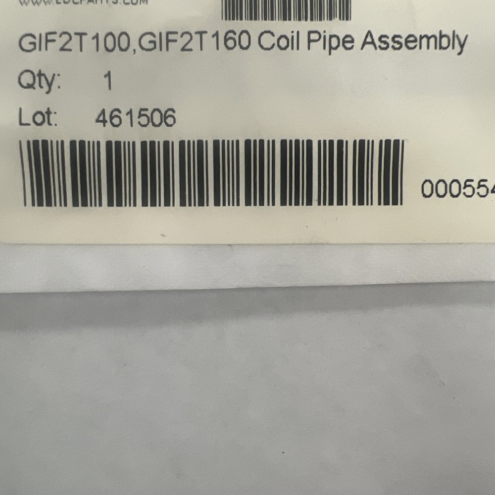 GIF2T-160 Coil Pipe Assembly