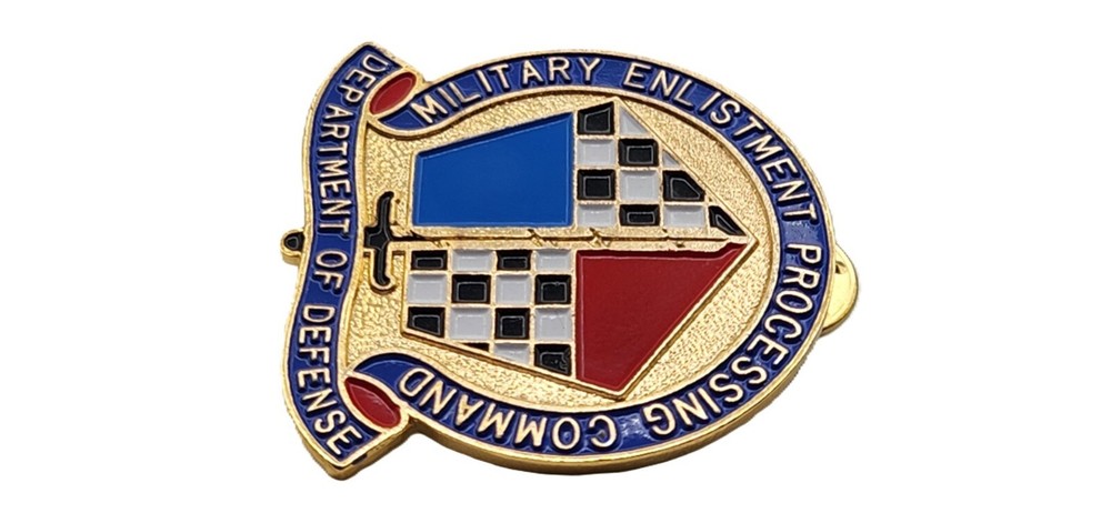 DOD Military Enlistment Processing Command Lapel Pin 257600--[H]
