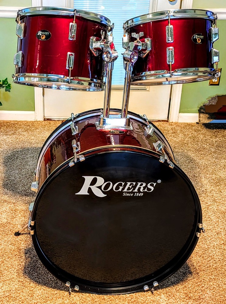 Roger's 80's 3 Piece Drum Set