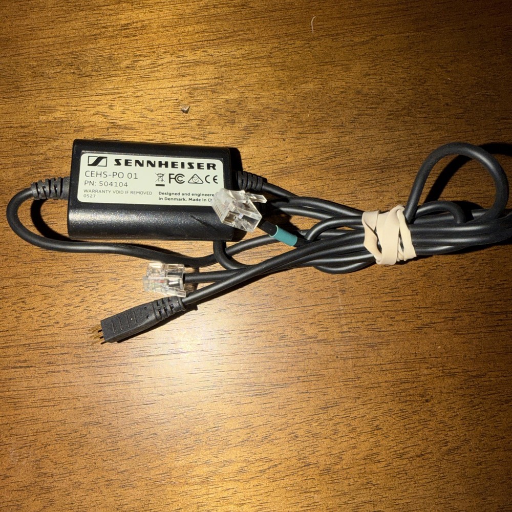 NEW Sennheiser CEHS-PO 01 EHS Polycom Adapter 504104 #2