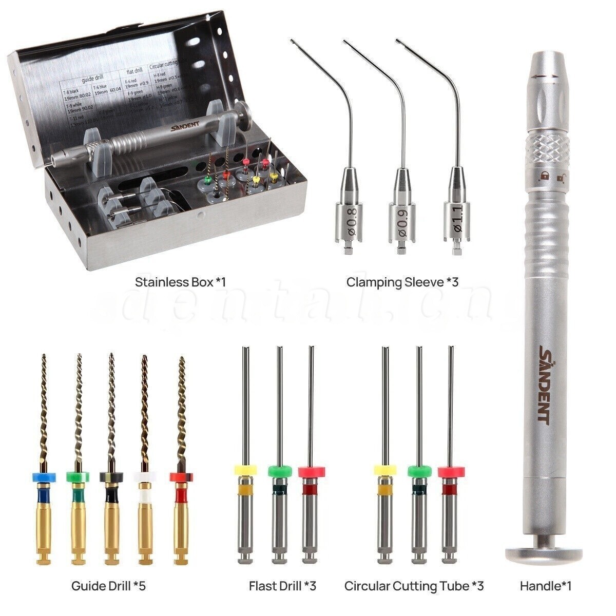 Dental Broken File Extractor Endodontic File Removal System Kit Endo Root Canal