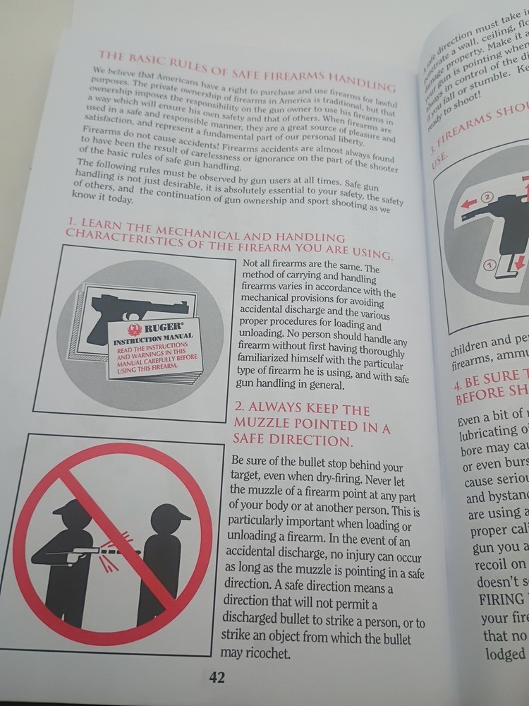 Ruger Mark IV Autoloading Pistol Owners Manual 2018