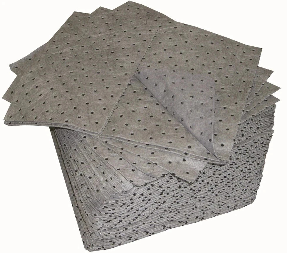 Pig Mats Universal Light Weight Absorbent Pads Bale Bonded 15" X 18" - 200 pads