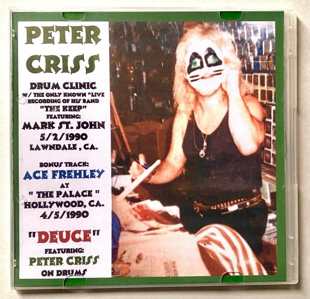 KISS Peter Criss CD 1st Drum Clinic Featuring Mark St. John