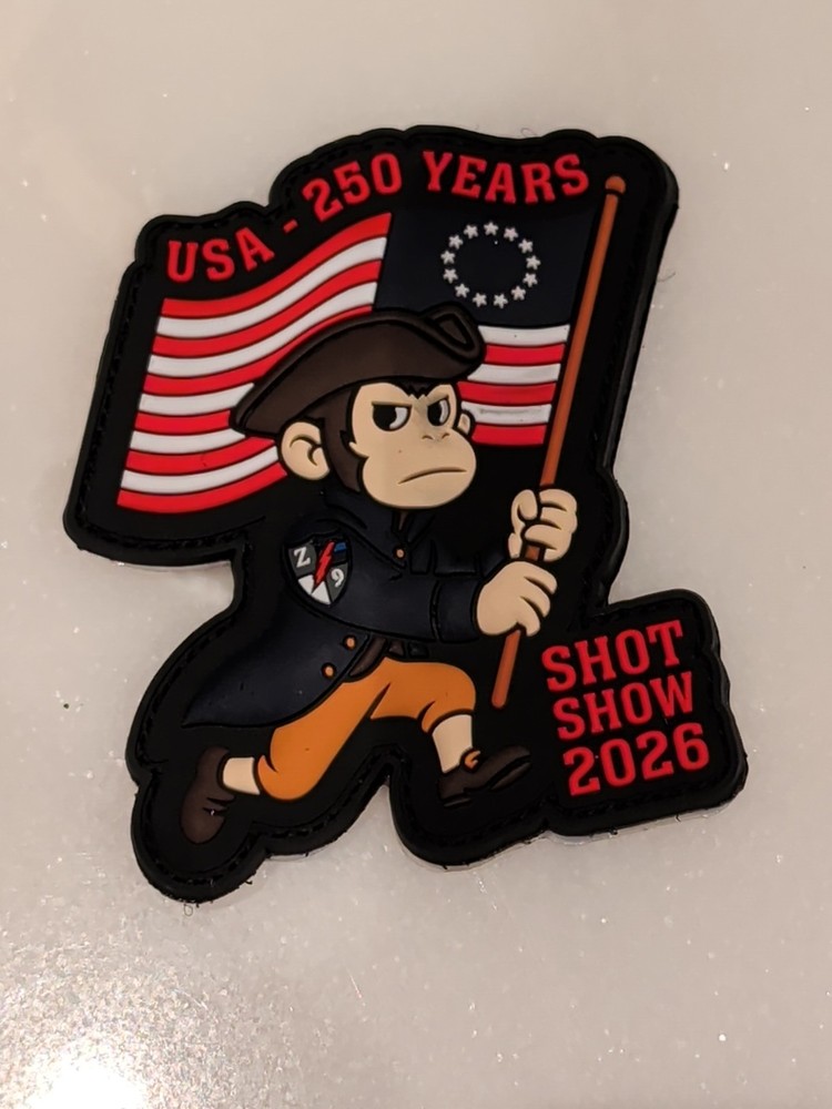 ZERO 9 Z9 Patch Tactical Monkey SHOT SHOW 2026
