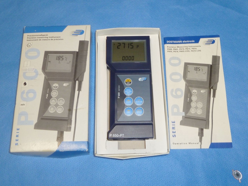 Dostmann P650-PT Precision Temperature Meter  / No Probes