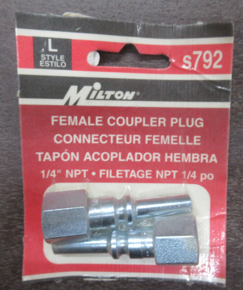 MILTON S792 FEMALE COUPLER PLUG