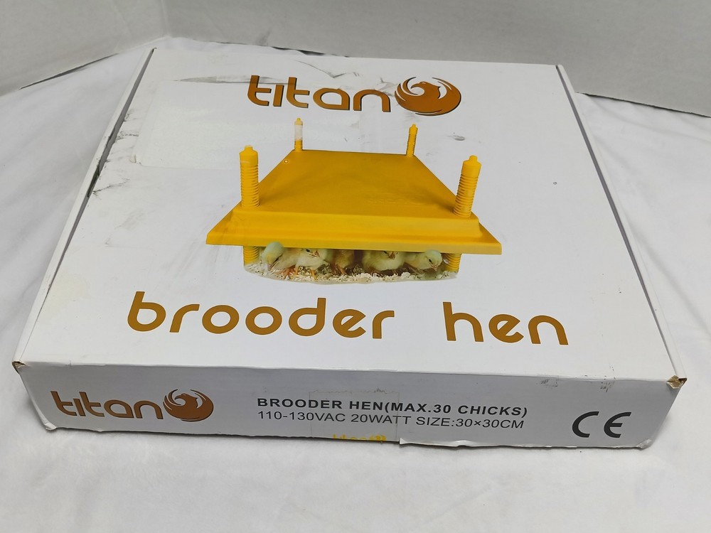 Chick Brooder - Mother hen chick Brooder Hen - 30x30cm. Max 30 Chick's.