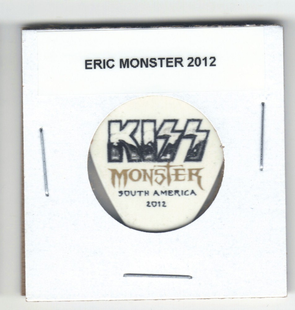 2012 KISS Eric Singer Monster South America Guitar Pick