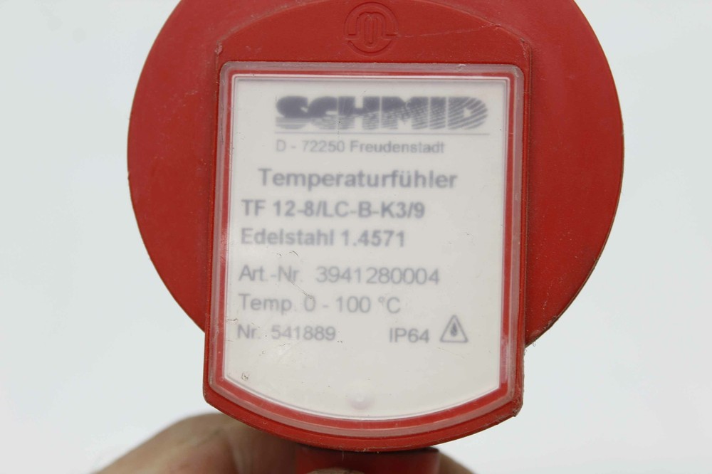 Schmid Type K Temperature Sensor TF 12-8/LC-B-K-3/9