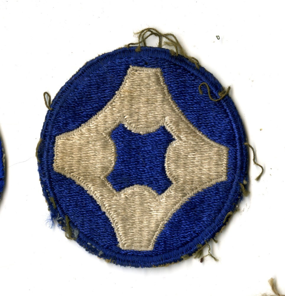 4th Service Command White Back Patch WWII Vintage Southern States