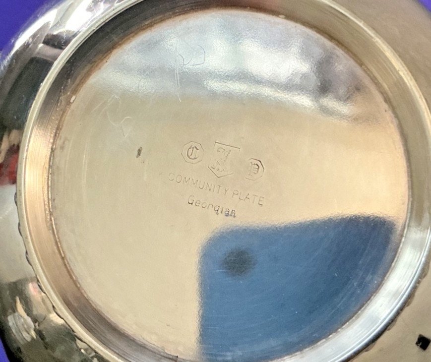 Community Plate Georgian Pattern Coffee Pot