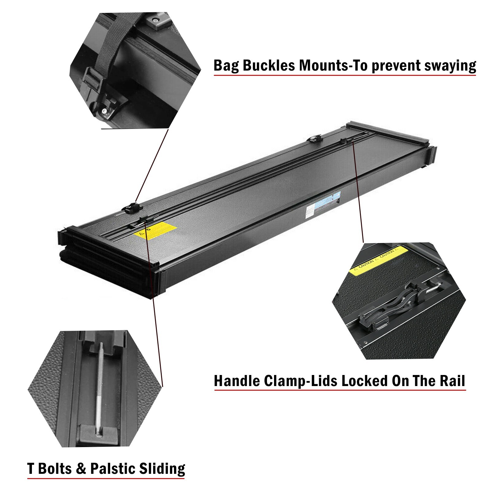 Hard Tri-Fold Tonneau Cover For 03-24 Dodge Ram 1500 2500 3500 6.4FT Truck Bed