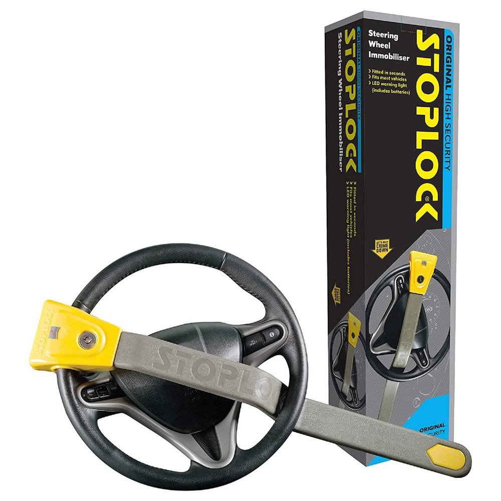 Stoplock Original Steering Wheel Lock for Porsche Cayenne 2003 Onwards