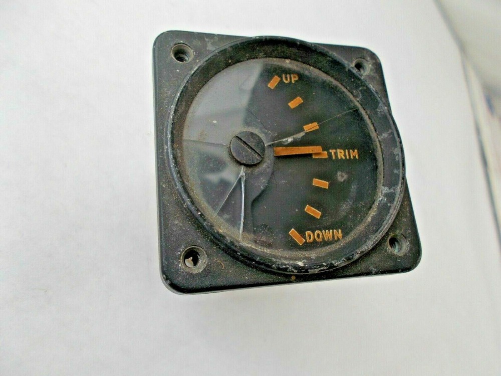 Vintage Bendix Pioneer Instrument Trim Indicator Unknown Model