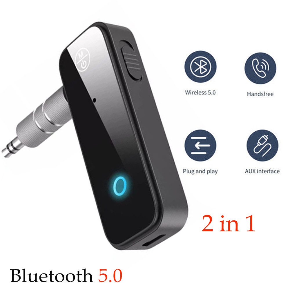1* USB Wireless Bluetooth Transmitter Receiver For Car Music Audio Aux Adapter