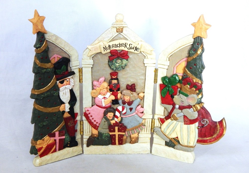 Kurt Adler Gingerbread Junction Nutcracker Suite Screen in Box