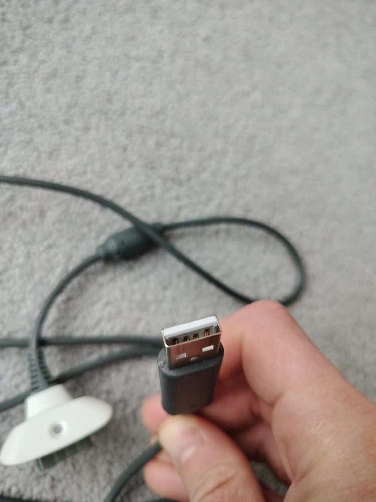 Microsoft Xbox 360 Play And Charge Kit Cable Cord USB Untested